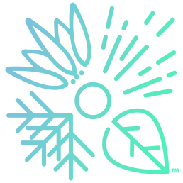 Pest control logo featuring stylized leaves and sunburst design, representing OBEX's eco-friendly pest management solutions for Englewood homes.